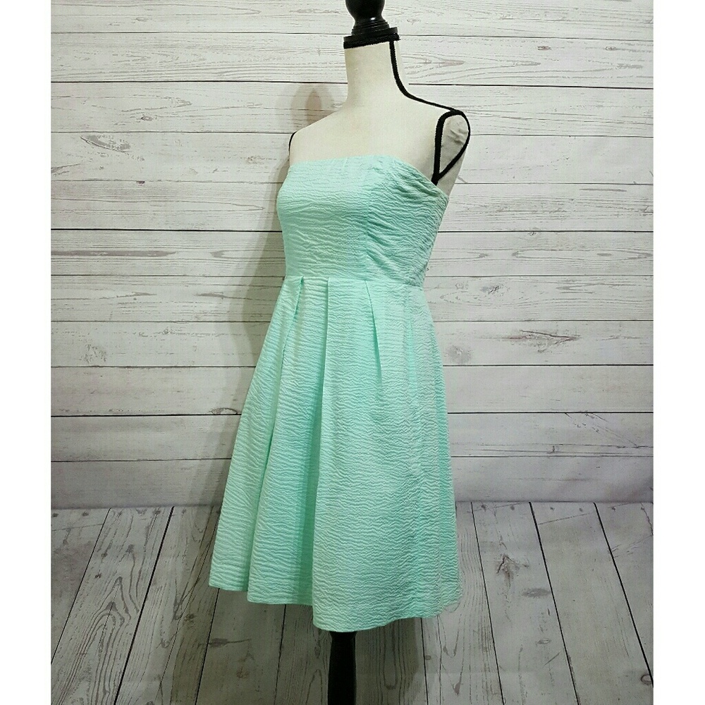 J.Crew Lorelie Strapless Cotton Beach Dress Size 4 - Picture 4 of 8